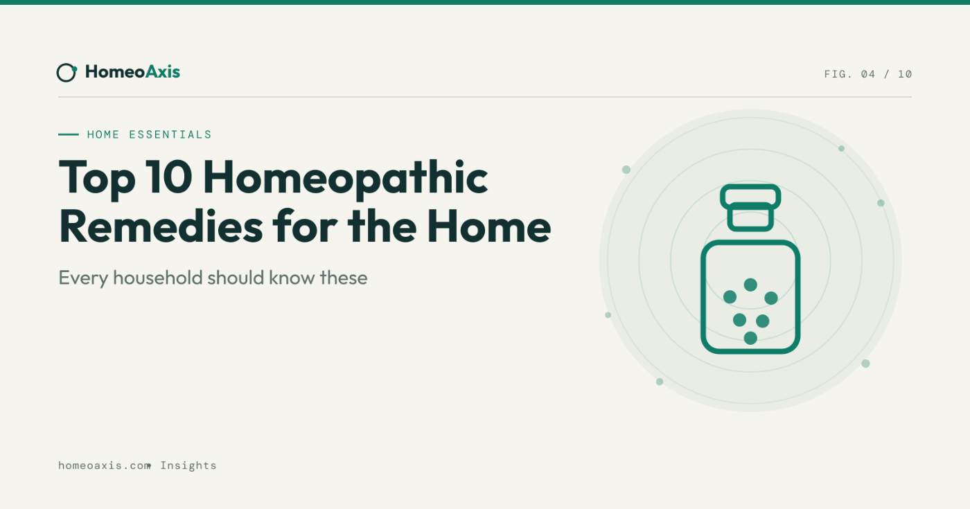 Top 10 Homeopathic Remedies Every Home Should Know