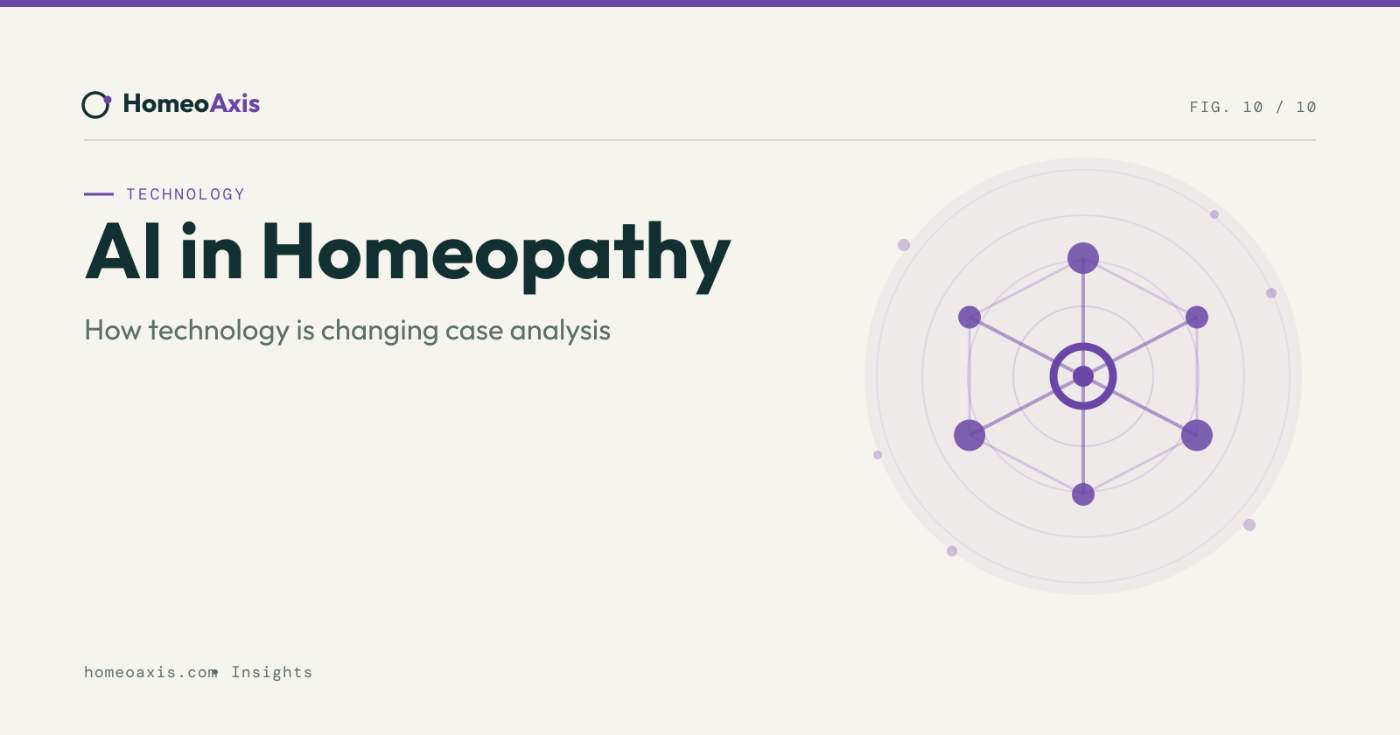 AI in Homeopathy: How Technology Is Changing Case Analysis