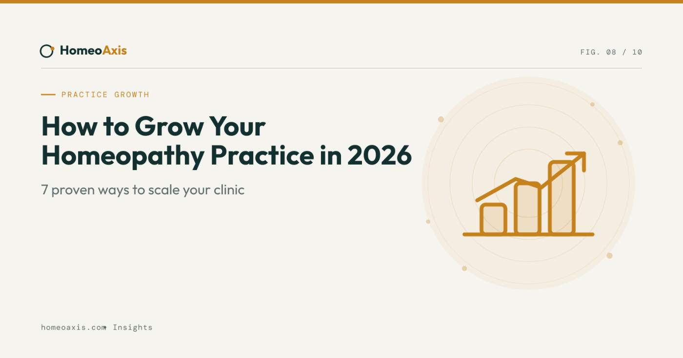 How to Grow Your Homeopathy Practice in 2026: 7 Proven Ways
